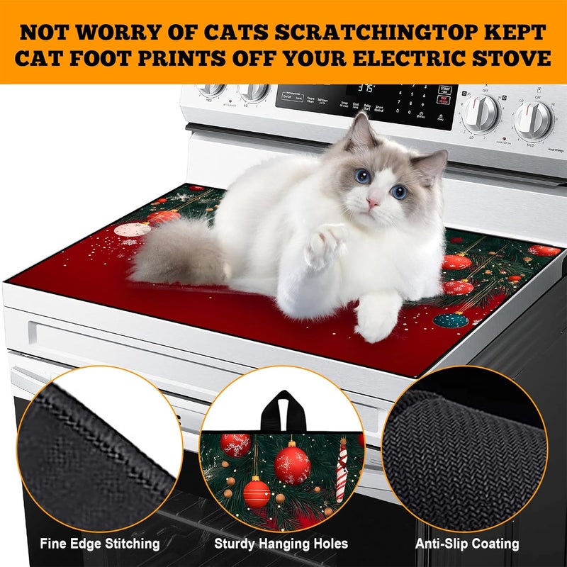 AOHMPT Stove Top Cover for Electric Stove: 28''×20'' Stove Cover Elevate Your Kitchen Reliable Heat Protection,Non-Slip Kitchen Decor (MAI-H2410098) - Image 4